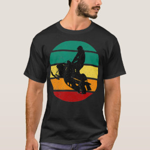 Snömobil Vintage Motor Sled Sunset Winter Sports T Shirt