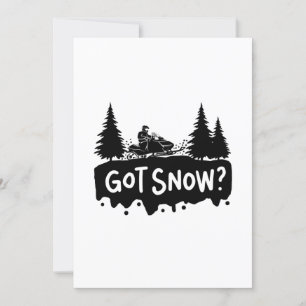 Snömobilning - Har Snö Inbjudningar