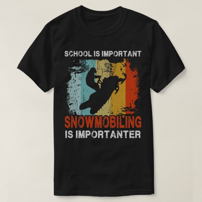 Snömobiltelefon 5 t shirt (Design framsida)