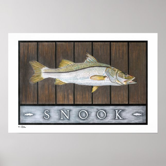 Snook-Poster, Skriver ut och Ramar Poster (Framsidan)