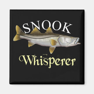 Snook Whisperer Mörk Magnet