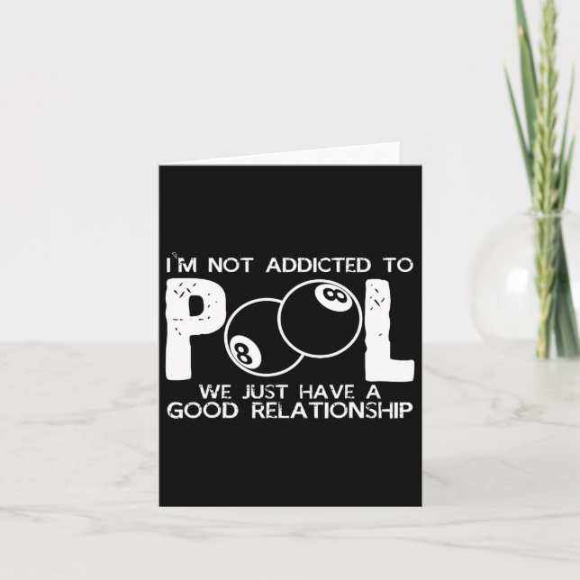 Snooker Billiards Bord Shot Cue Stick Chalk Rack Kort (Framsida)