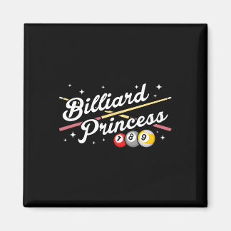 Snooker Game Billiard Princess Bassäng Players Bil Magnet