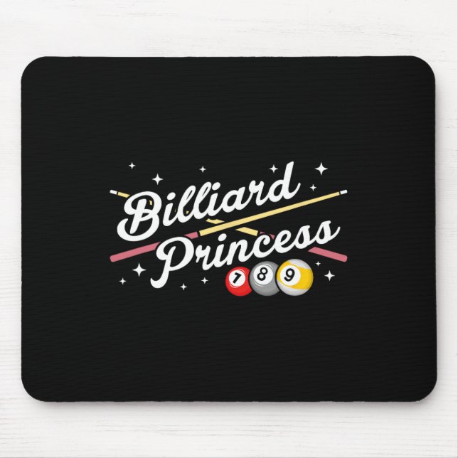 Snooker Game Billiard Princess Bassäng Players Bil Musmatta (Framsidan)
