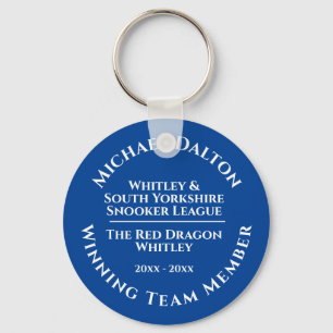 Snooker League Trophy Nyckelring