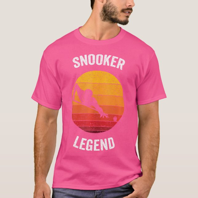 Snooker Legend Bassäng Billiard T Shirt (Framsida)