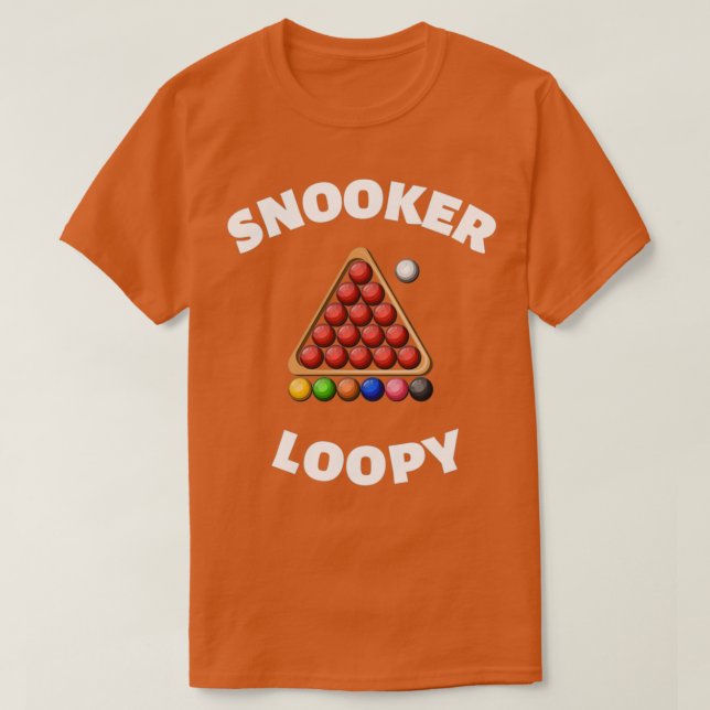 Snooker Loopy T Shirt (Design framsida)