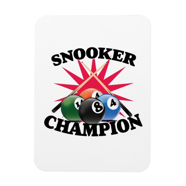 Snooker mästare  magnet (Vertikal)