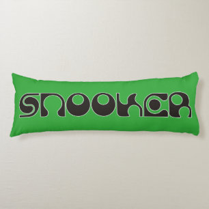SNOOKER modernt teckensnitt + dina idéer Kroppskudde