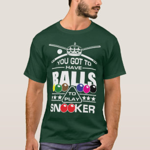 Snooker Players, Snooker bollar T-Shirt