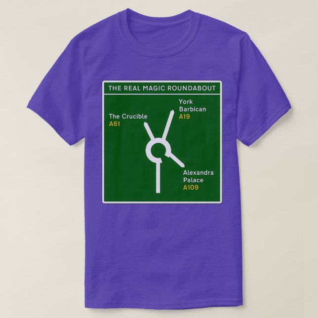 Snooker Real Magic Roundabout T Shirt (Design framsida)