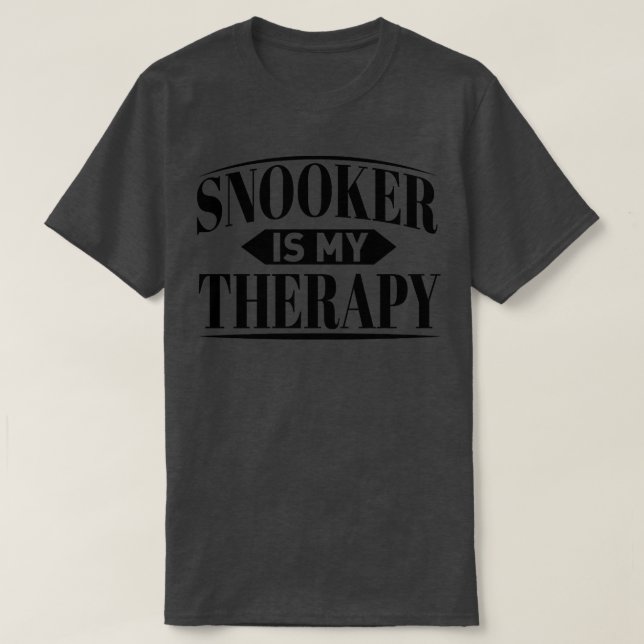 Snooker Snooker Billiards 1 T Shirt (Design framsida)