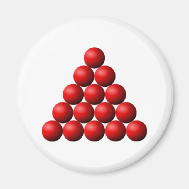 Snooker Triangle Magnet (Framsidan)