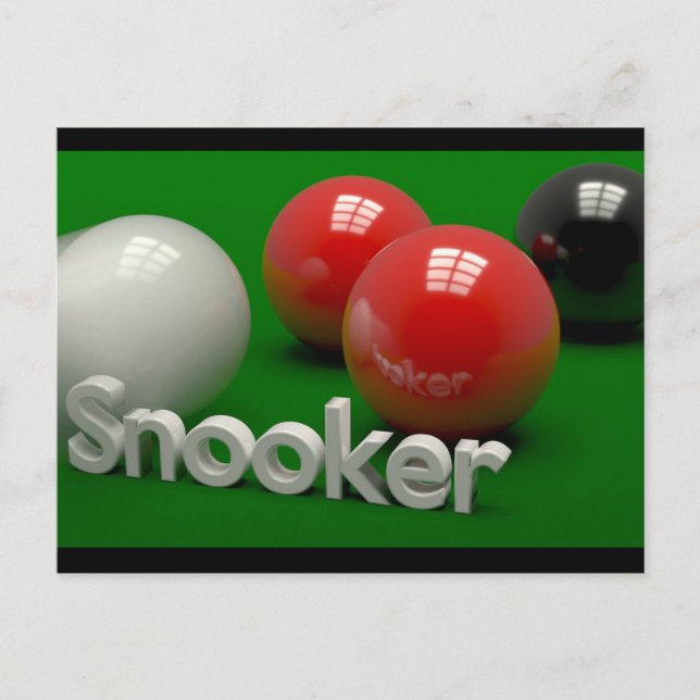 Snooker Vykort (Framsida)