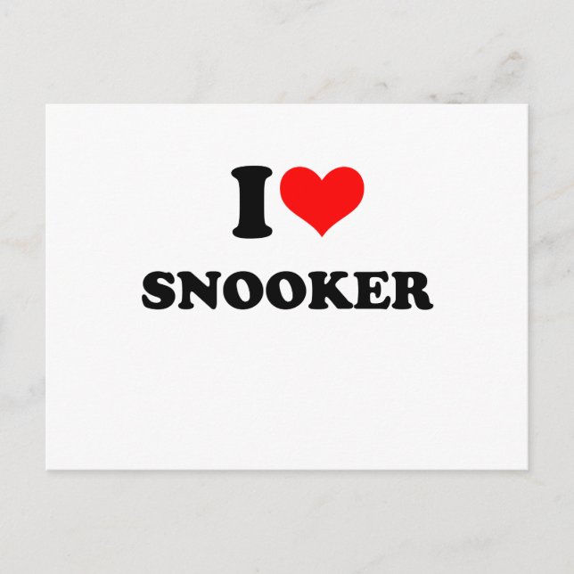 snooker vykort (Framsida)