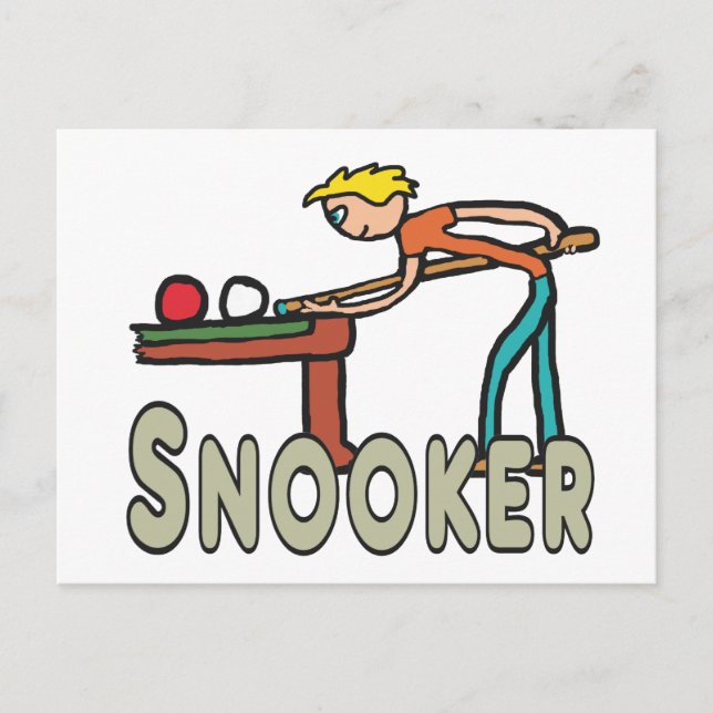 Snooker Vykort (Framsida)