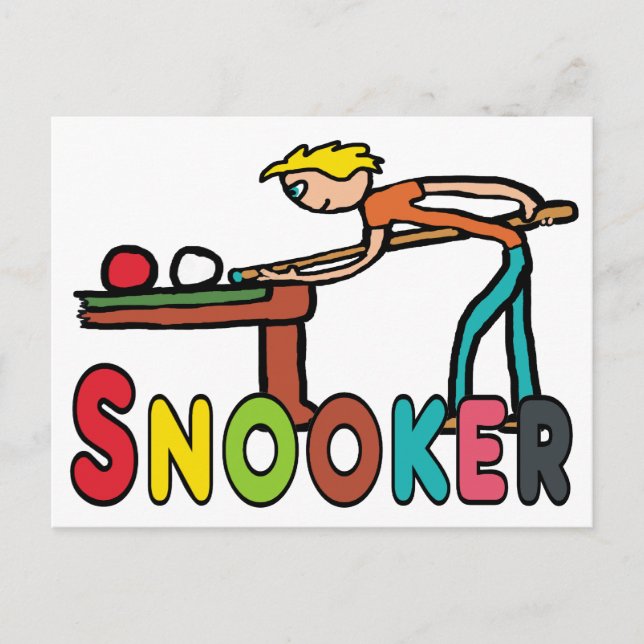 Snooker Vykort (Framsida)