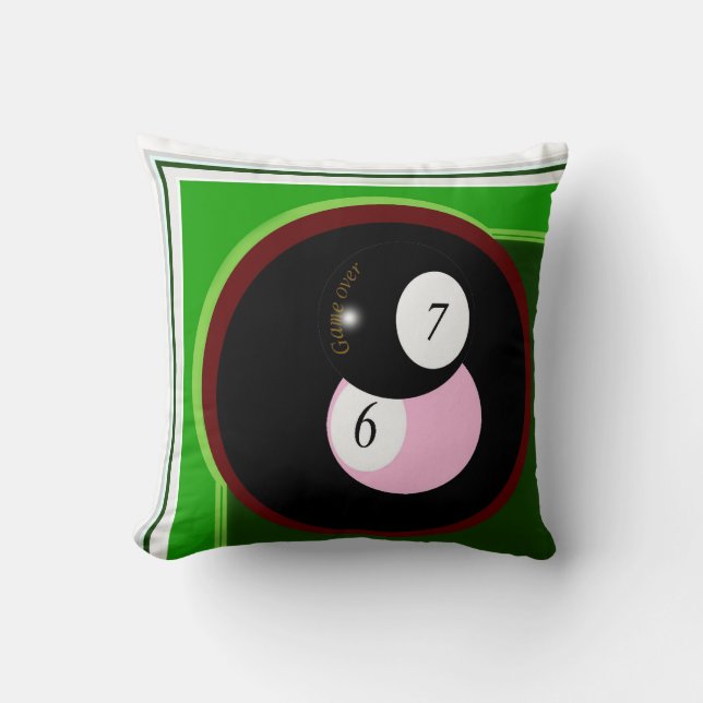 Snookerbassäng Billards Kudde (Framsida)