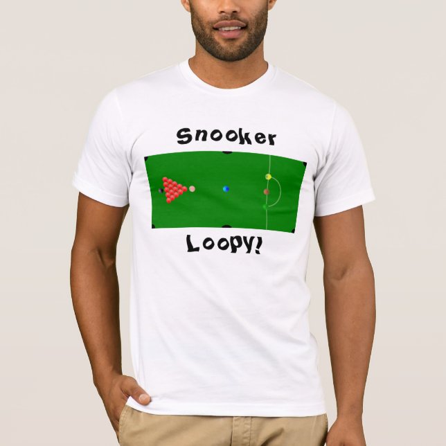 Snookerdesign Tee Shirt (Framsida)