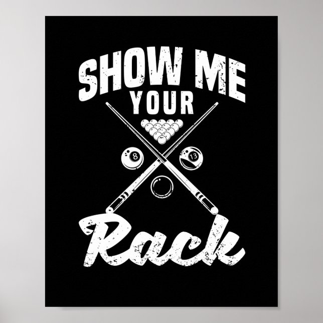 Snookersport i bassäng poster (Framsidan)