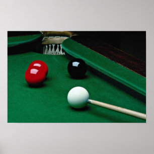 Snookerutrustning Poster
