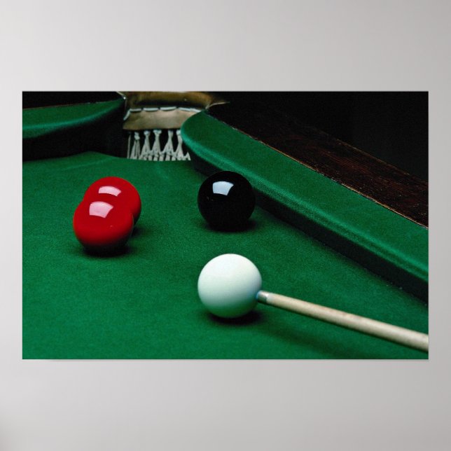 Snookerutrustning Poster (Framsidan)