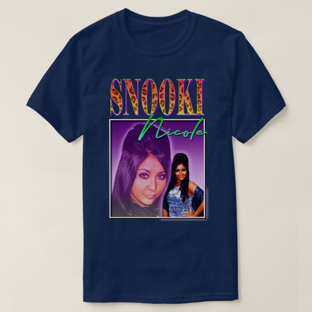Snooki Retro T Shirt (Design framsida)