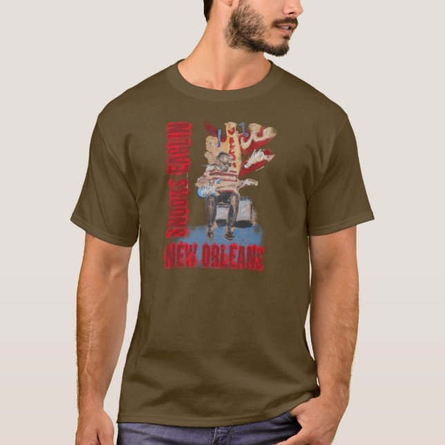 Snooks Eaglin, New Orleans Tee (Framsida)