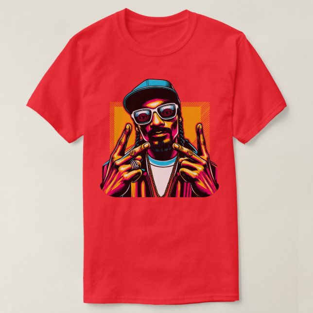 Snoop Dogg 1 TShirt T Shirt (Design framsida)