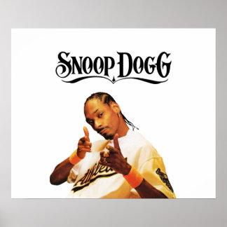 SNOOP DOGG ÄR EN CHEF OCH LOGOTYP POSTER