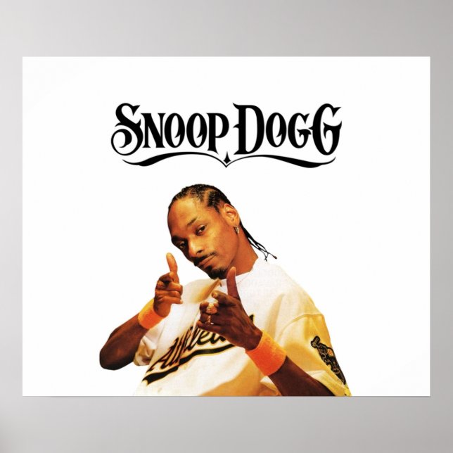 SNOOP DOGG ÄR EN CHEF OCH LOGOTYP POSTER (Framsidan)