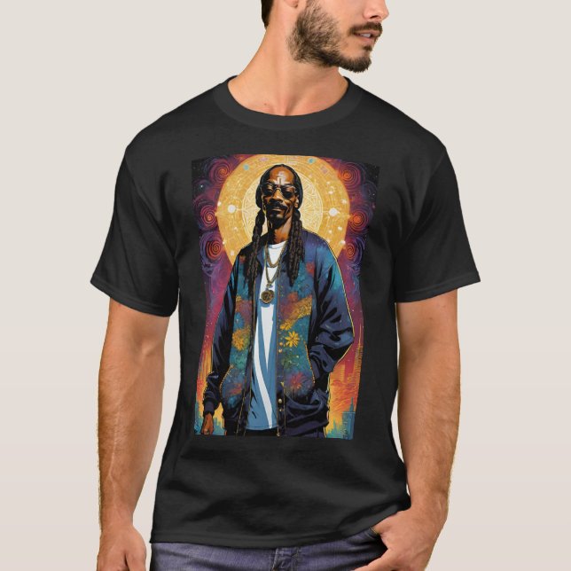 Snoop Dogg: Blomström T Shirt (Framsida)