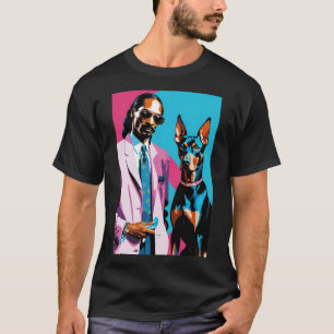 Snoop Hund och Doberman Duo T Shirt