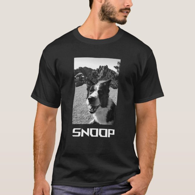 Snoop-Hund T Shirt (Framsida)