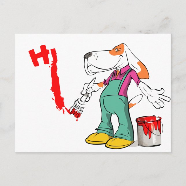 Snoop Hund vykort (Framsida)