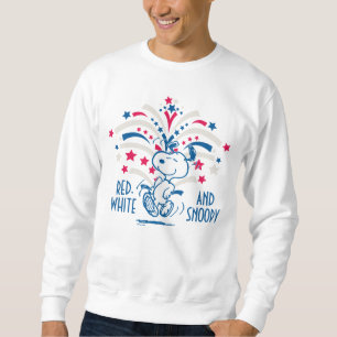 Snoopy 4:e juli Dance Lång Ärmad Tröja
