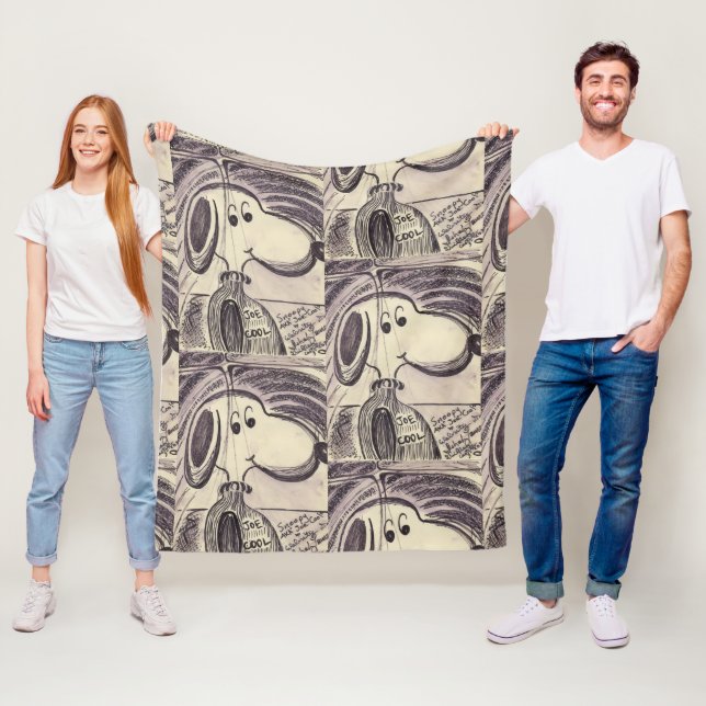 #SNOOPY AKA #JOECOOL FLEECEFILT (På plats)