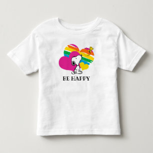 Snoopy and Woodstock Regnbågsördar T Shirt