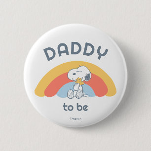 Snoopy Baby Shower Far ska vara Knapp