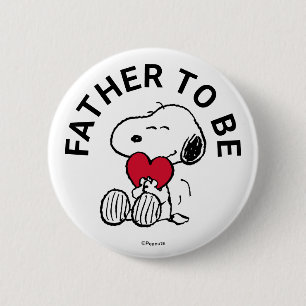 Snoopy Baby Shower Far ska vara Knapp