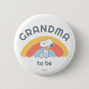 Snoopy Baby Shower Grandma ska vara Knapp