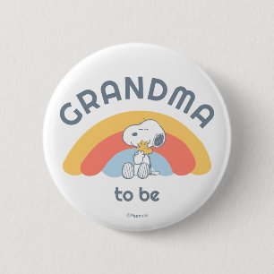 Snoopy Baby Shower Grandpa ska vara Knapp