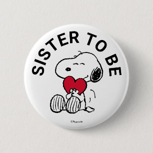Snoopy Baby Shower-syster som ska visas Knapp