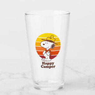Snoopy Beagle Scout - Lycklig Camper Glaskopp