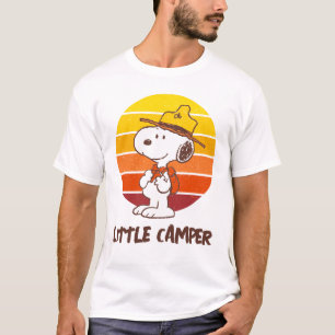 Snoopy   Beagle Scout - Lycklig Camper T Shirt