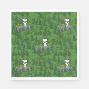 Snoopy Beagle-scout som döljer Mönster Pappersservett