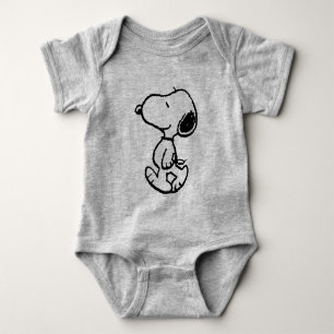 Snoopy Black & Magenta T Shirt
