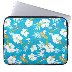 Snoopy Brooklyn Beach Mönster Laptop Fodral