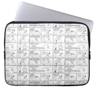 Snoopy & Charlie Brown   Engelska Muffin Laptop Fodral
