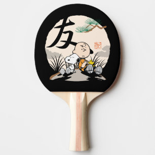 Snoopy, Charlie Brown och Woodstock - Friend Pingisracket